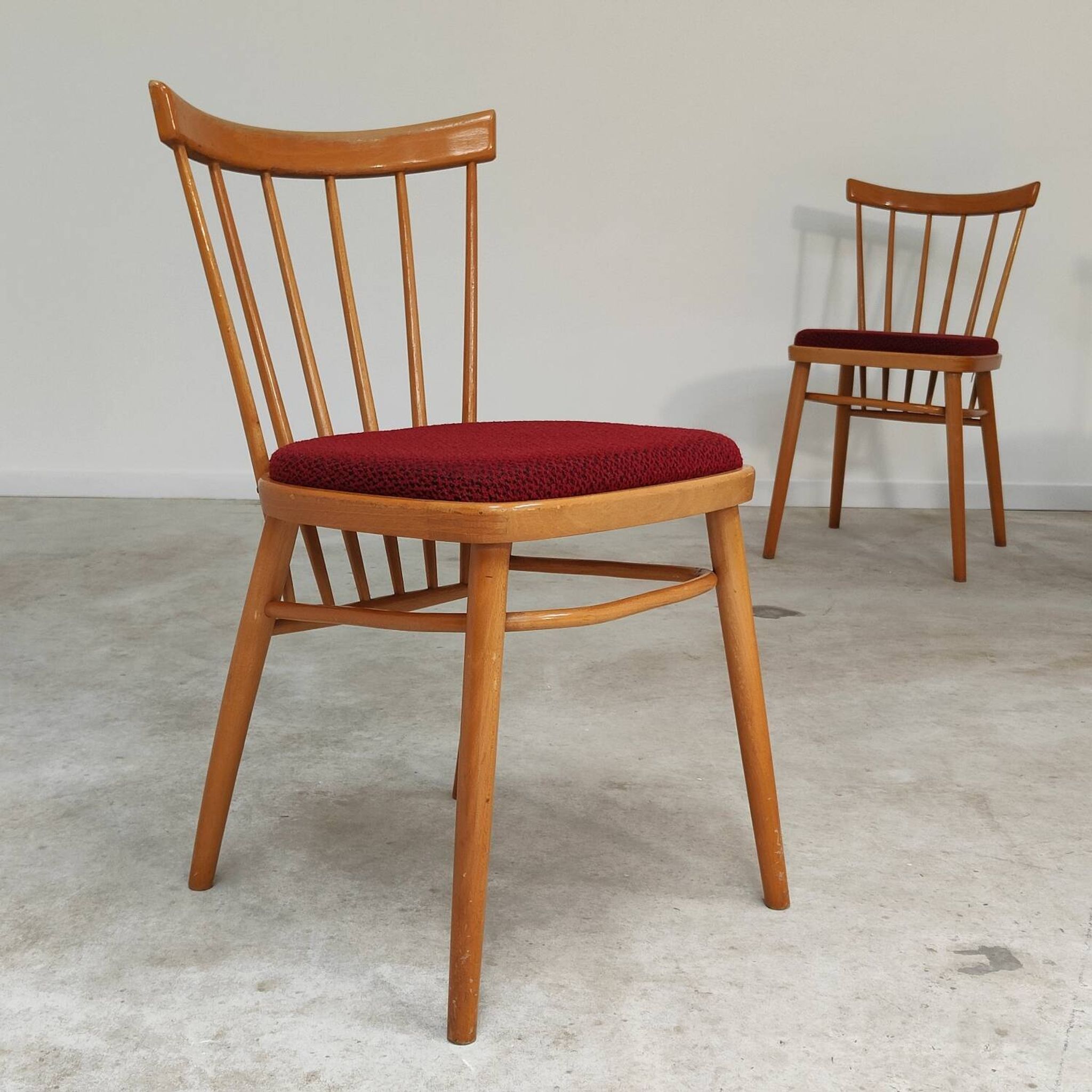 Set of 4 dining room chairs by Antonin Suman for Tatra Nabytok