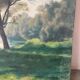 Bord de Marne, huile sur toile signé Albert Mauguiere 1875-1968