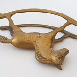 Vintage brass horse