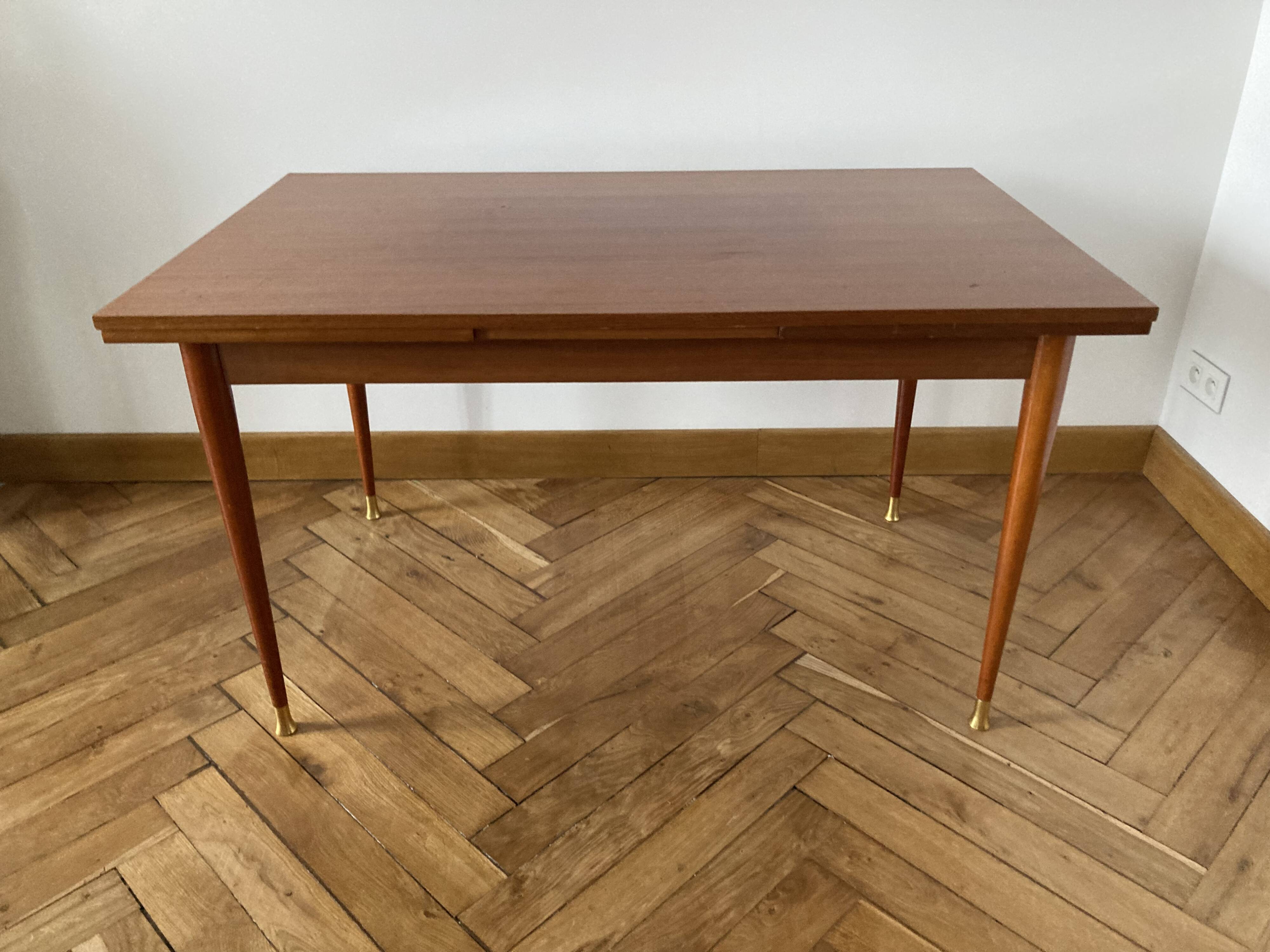 Scandinavian-style rectangular table