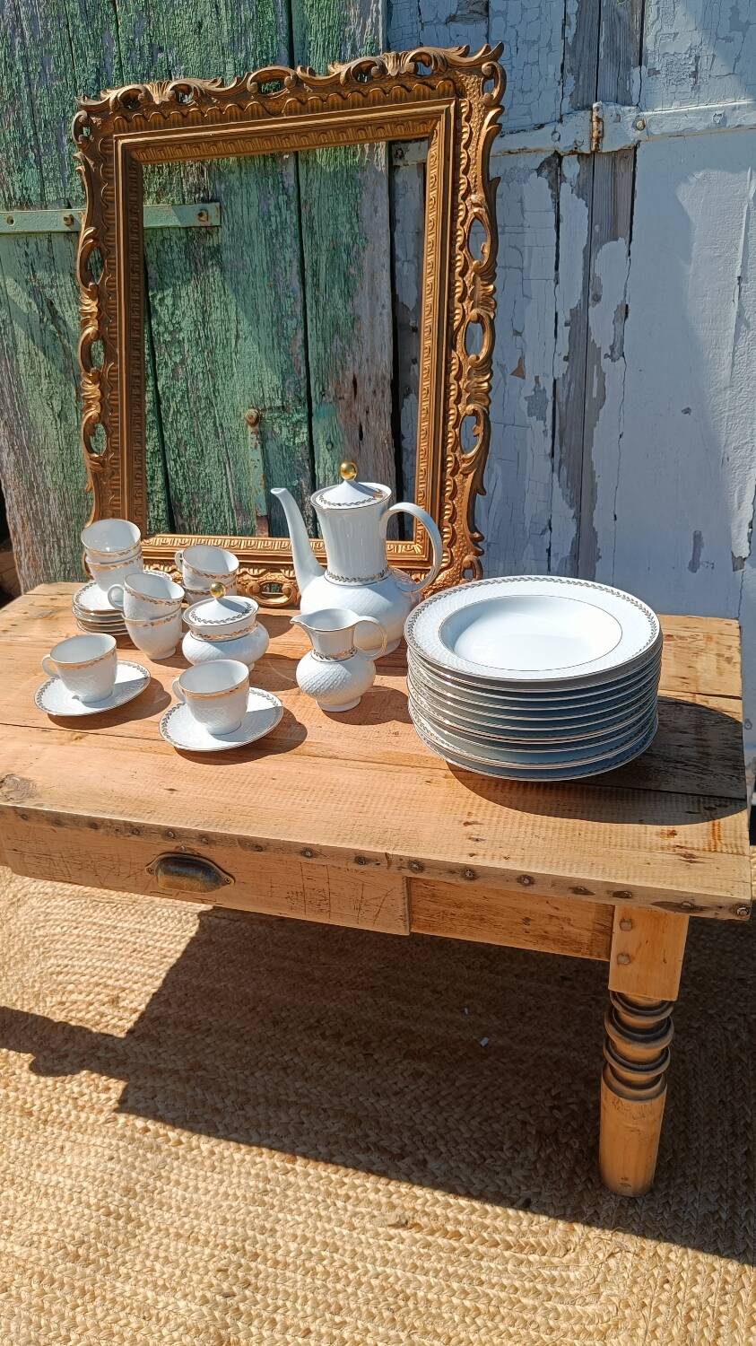 Vintage coffee service in porcelain Seltmann Weiden Bavaria –