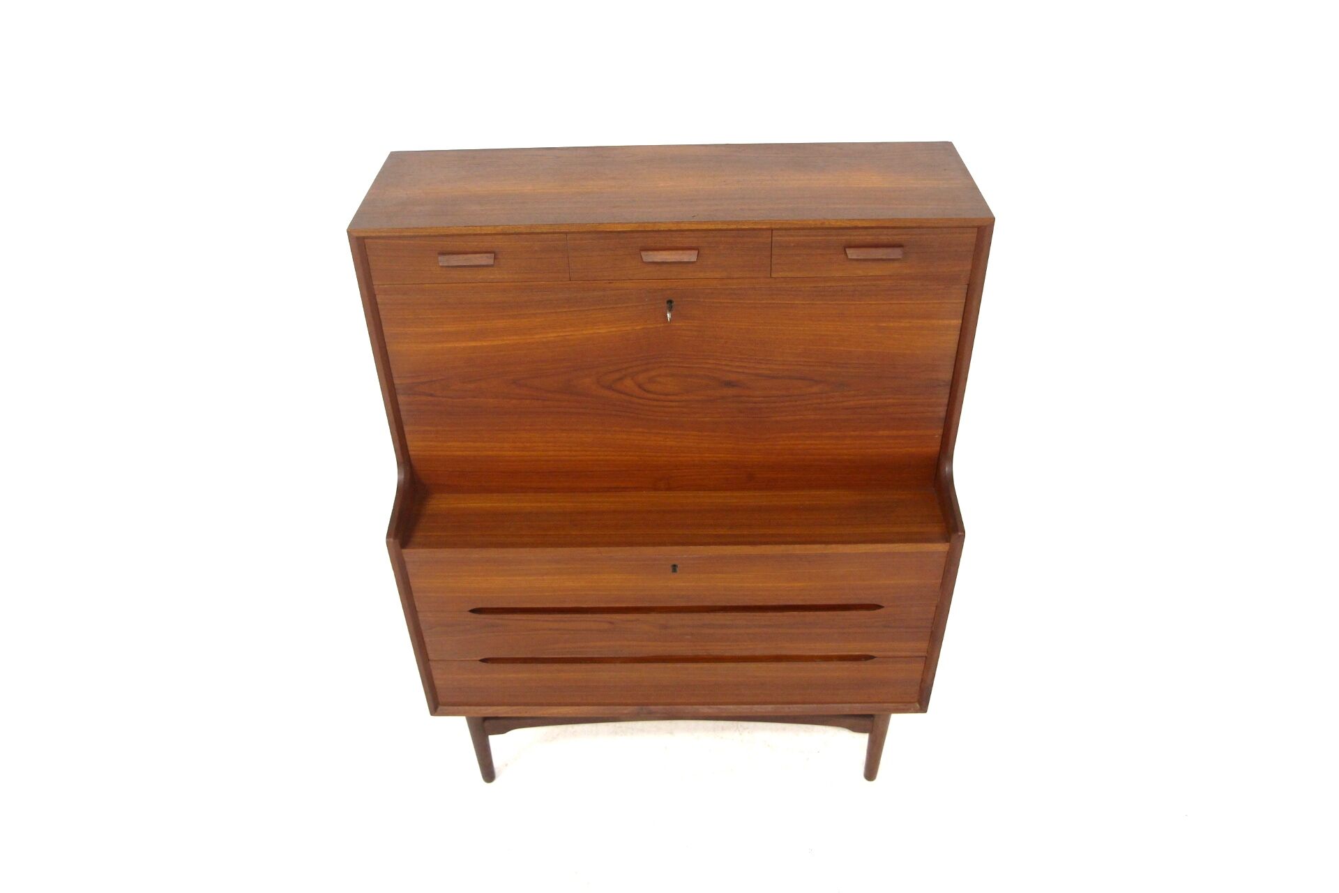 Teak writing desk, Vinde Møbelfabrik, Denmark, 1960