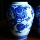 Pair of blue and white chinese vases