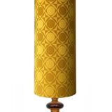 Sequin floor lamp - vintage ceramic and fabric 1970's