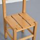 Set of four solid pine chairs by Maison Regain.