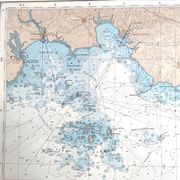 Map of Finistère and Morbihan, west coast of France