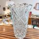 Large moulded glass vase - 1970s/80s