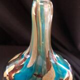 Soliflore vase in blown glass signed Mdina Malta 1970s