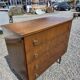 Vintage oak commode from the 1960s.