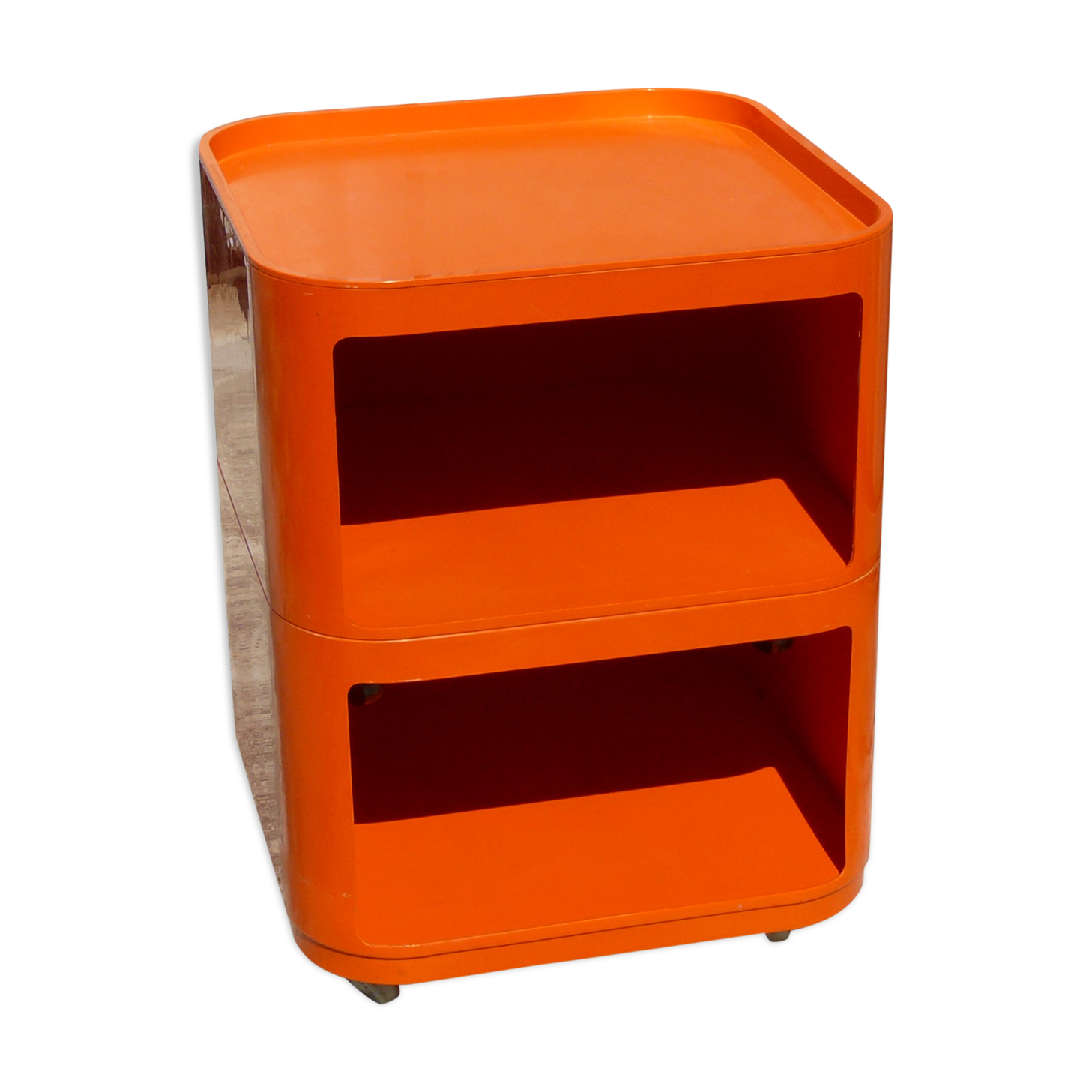 Anna Castelli rolling side table for Kartell