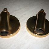 Pair of gold wall sconces