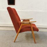 Vintage red armchair