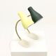 Set of 2 mid century desk lamps with metal shade, 1950
