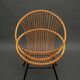 Rohe Noordwolde rattan armchair, Netherlands 1950s