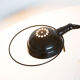 Vintage balance lamp aluminor black lacquered metal