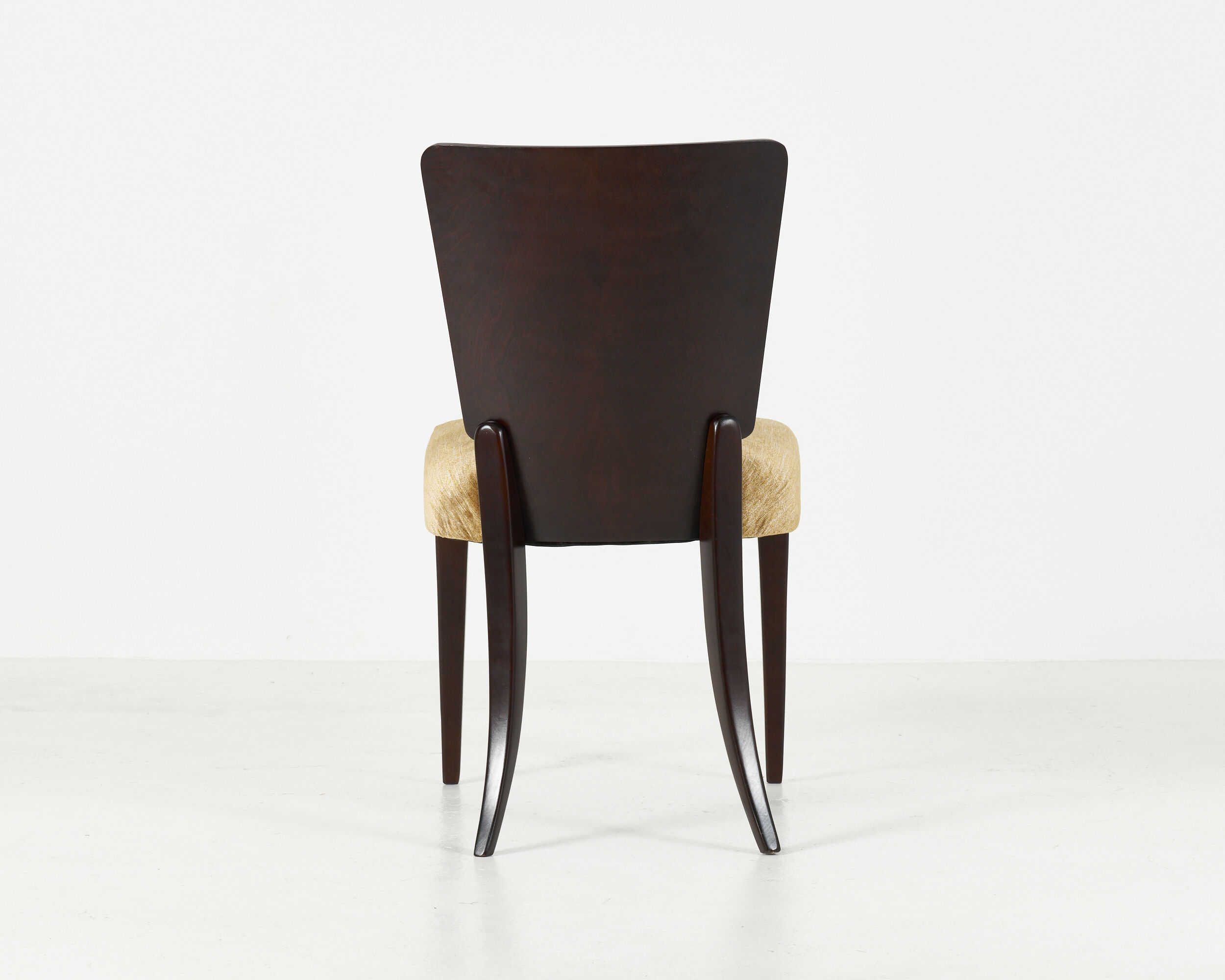 Set of 4 model h-214 j. halabala dining chairs, 30