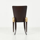Set of 4 model h-214 j. halabala dining chairs, 30