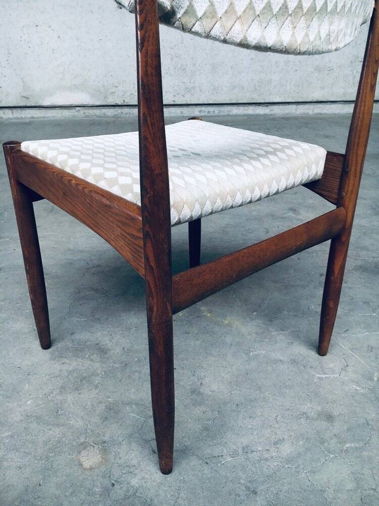 Mid-Century Scandinavian Teak Dining Chair Set, 1960s, Set of 6