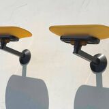 Paire d' appliques Arteluce Jill de Perry King, Mira & Arnaldi. Vintage 80s