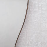 Xl mid-century brass italian mirror