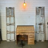 American desk with oak curtain