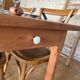 Farm table in cherry wood