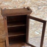 Display case to hang in old teak
