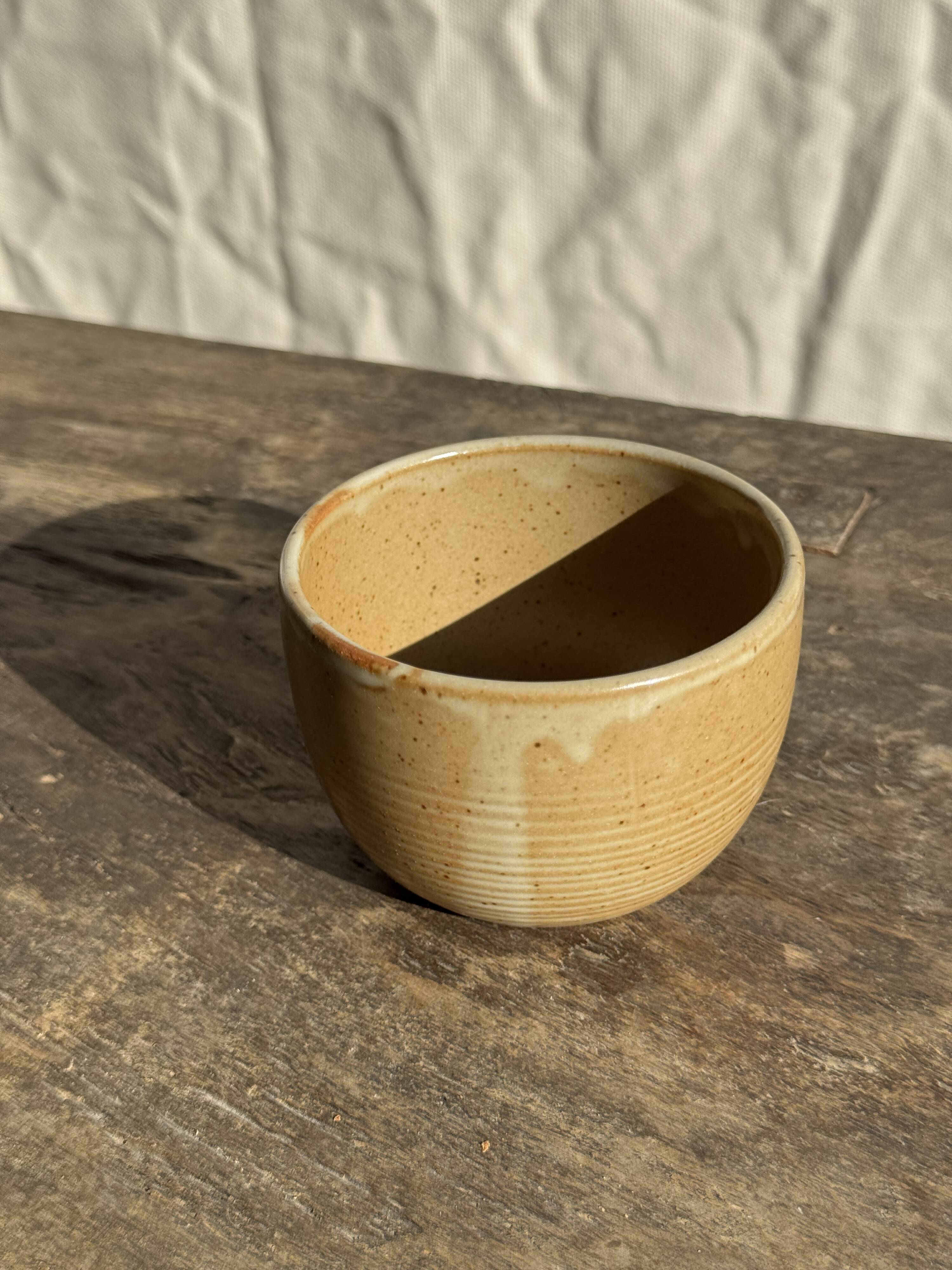 Mini stoneware bowl CNP Village France H7.5 D12