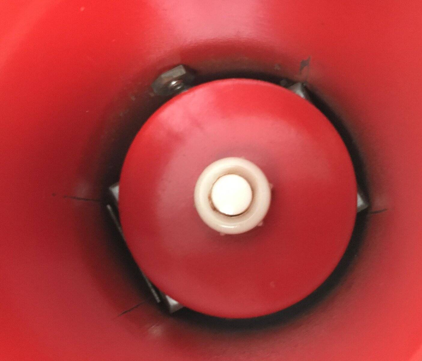 Mid-century minimalist red wall lamp, set of 2.
