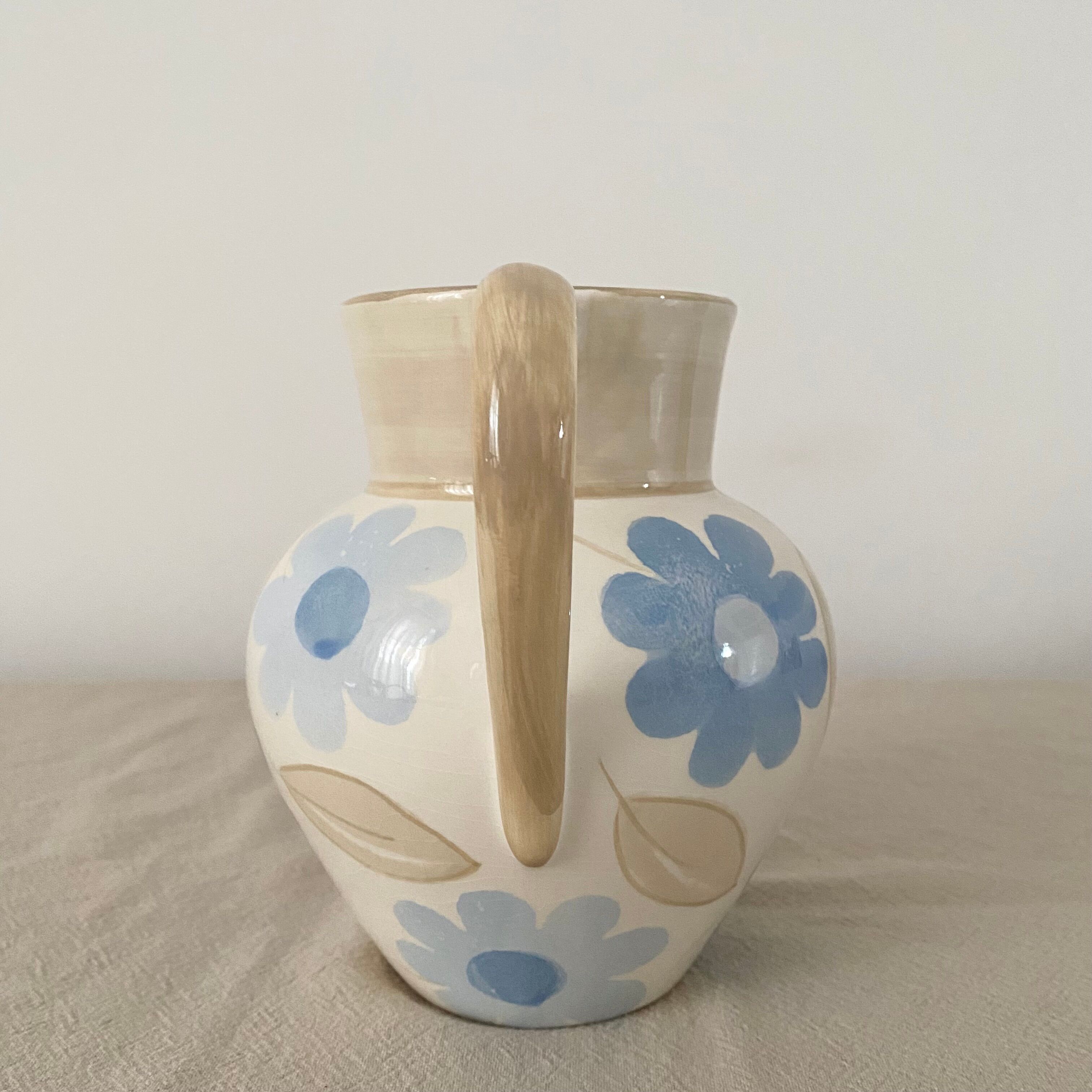 Vintage ceramic pitcher portugal