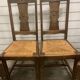 Beautiful straw-seated Breton chairs