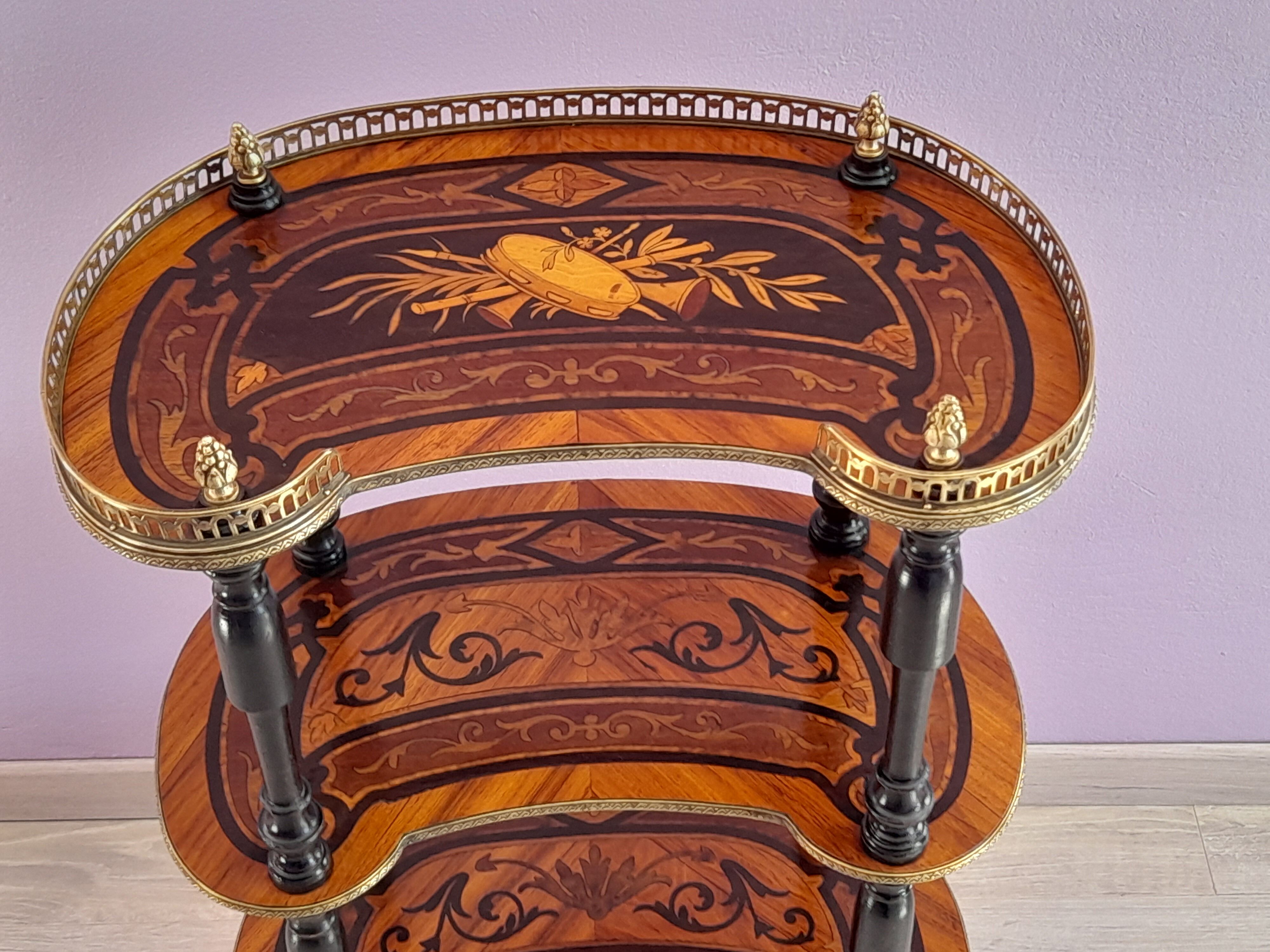 Napoleon III flying table, late 19th century