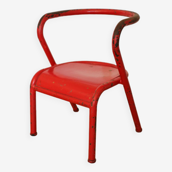 Jacques Hitier children's chair red