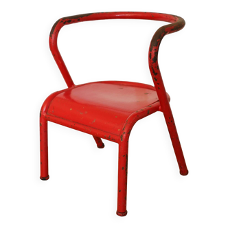 Jacques Hitier children's chair red