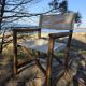 Director's chair in antique teak – restored