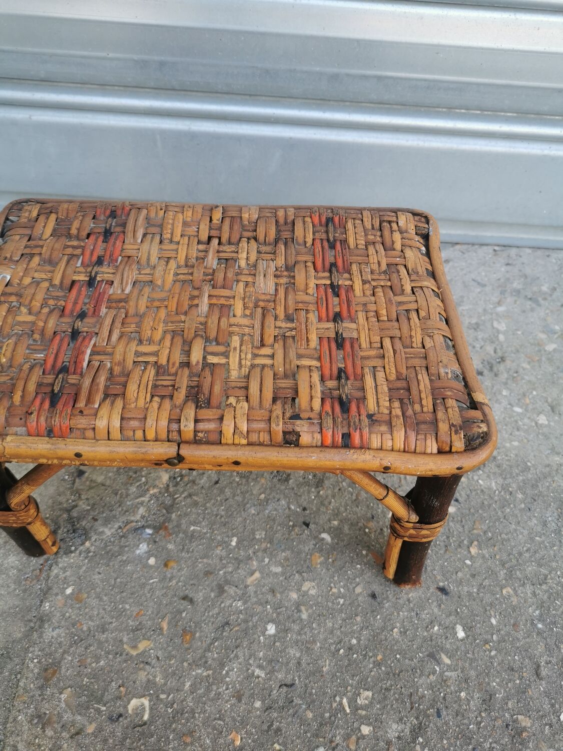 Rattan stool