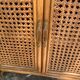 Vintage rattan shelf