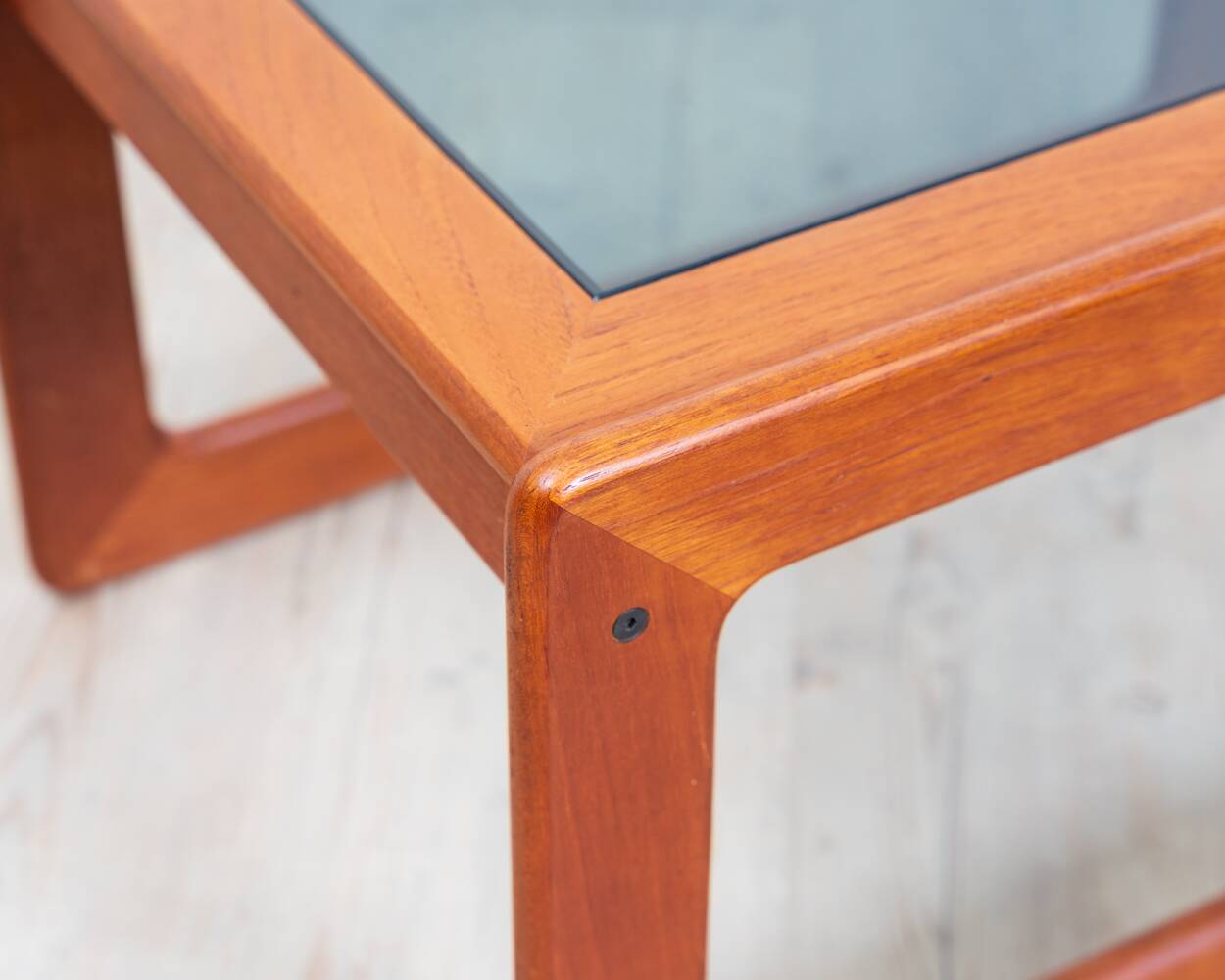 Danish teak coffee table. Manufacturer Komfort Denmark. 1970s.