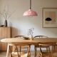 Space Age retractable dining room hanging lamp