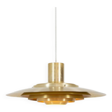 Early “P376” brass pendant light by Jørgen Kastholm & Preben Fabricius