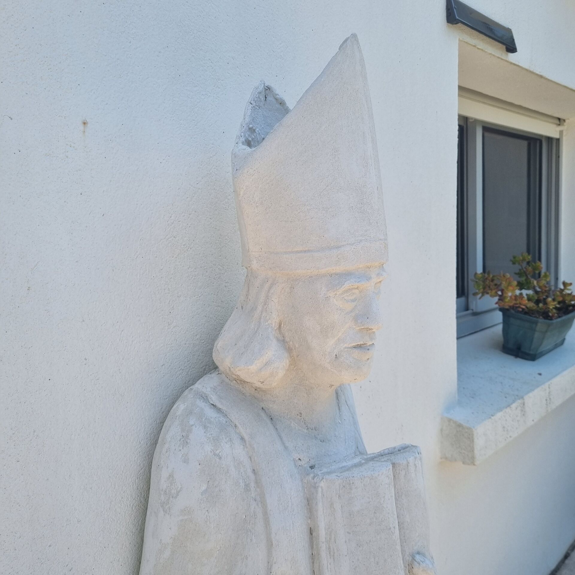 Statue religieuse Évêque de 1m70 de haut