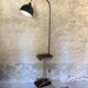 Lampadaire avec tablette vintage