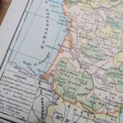 Printed in 1900, France in 1453. Original Authentic Vintage.
