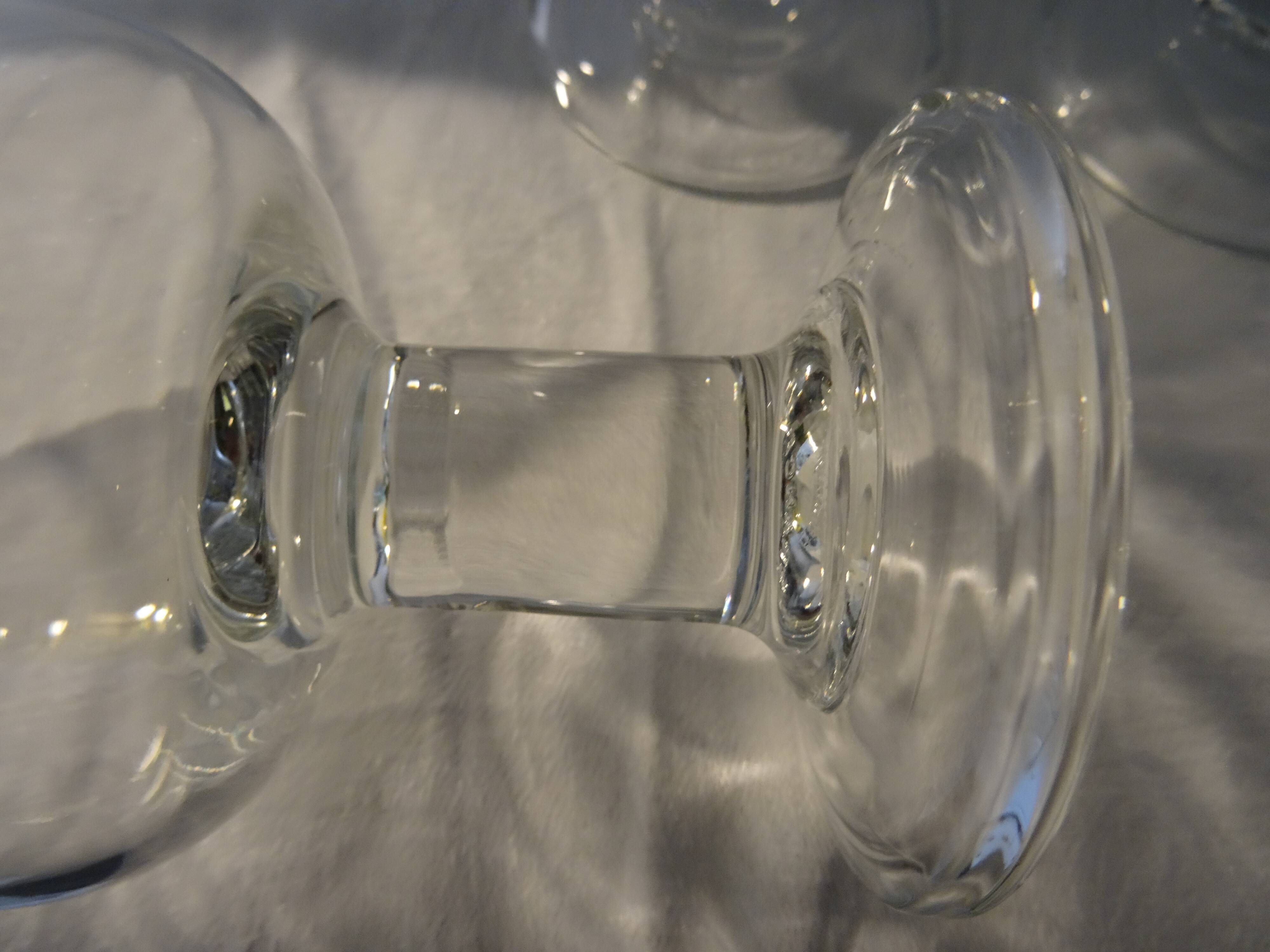 Lot de 9 verres à vin vintage