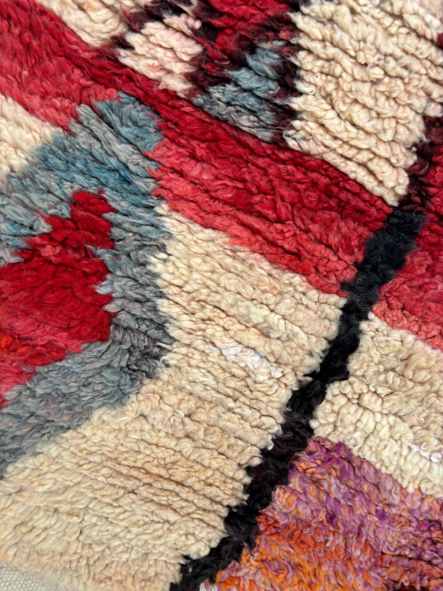 long Berber carpet hallway new boujad 75x350 cm