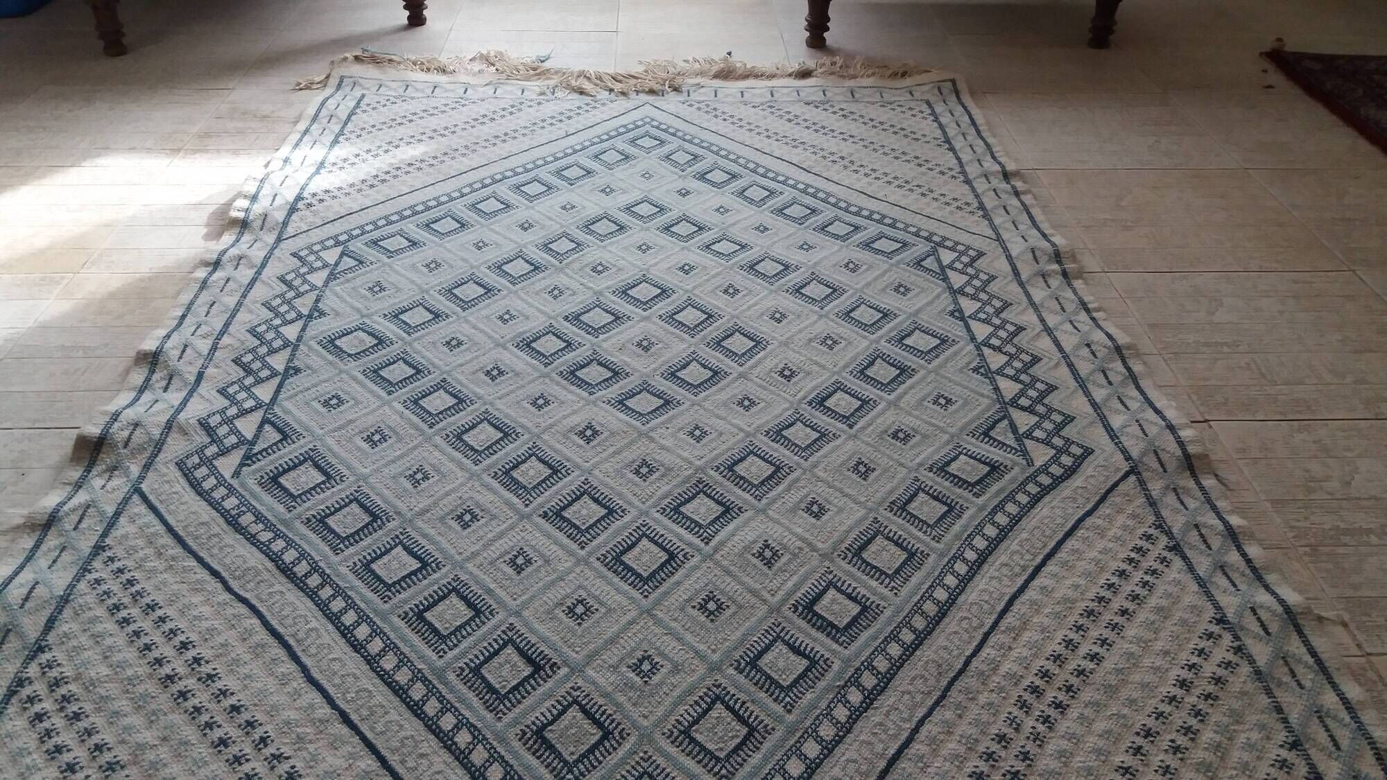 Berber wool rug