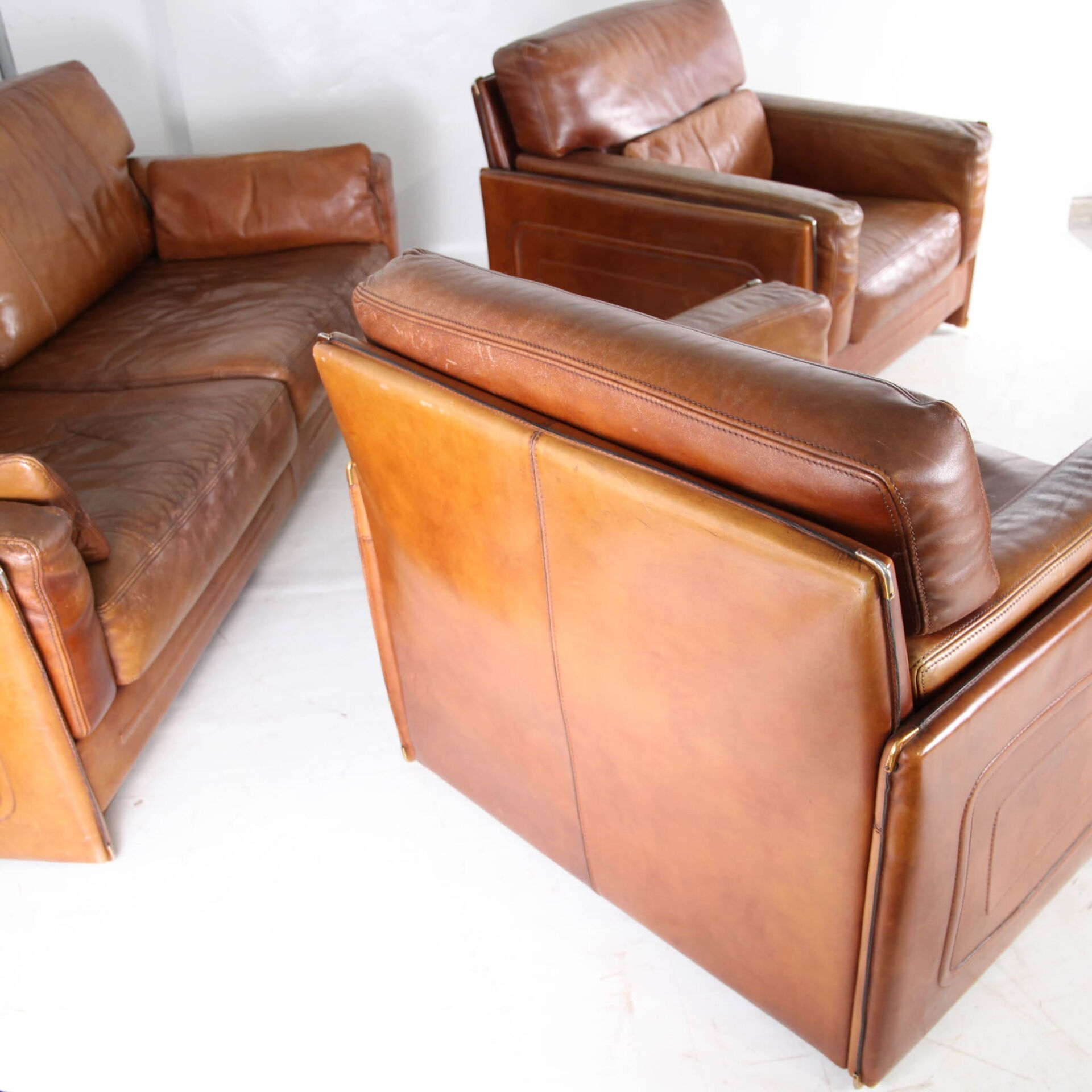 Salon en cuir Roche Bobois