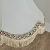 Old lampshade pagoda with fringes 70s
