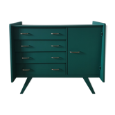 Green vintage dresser