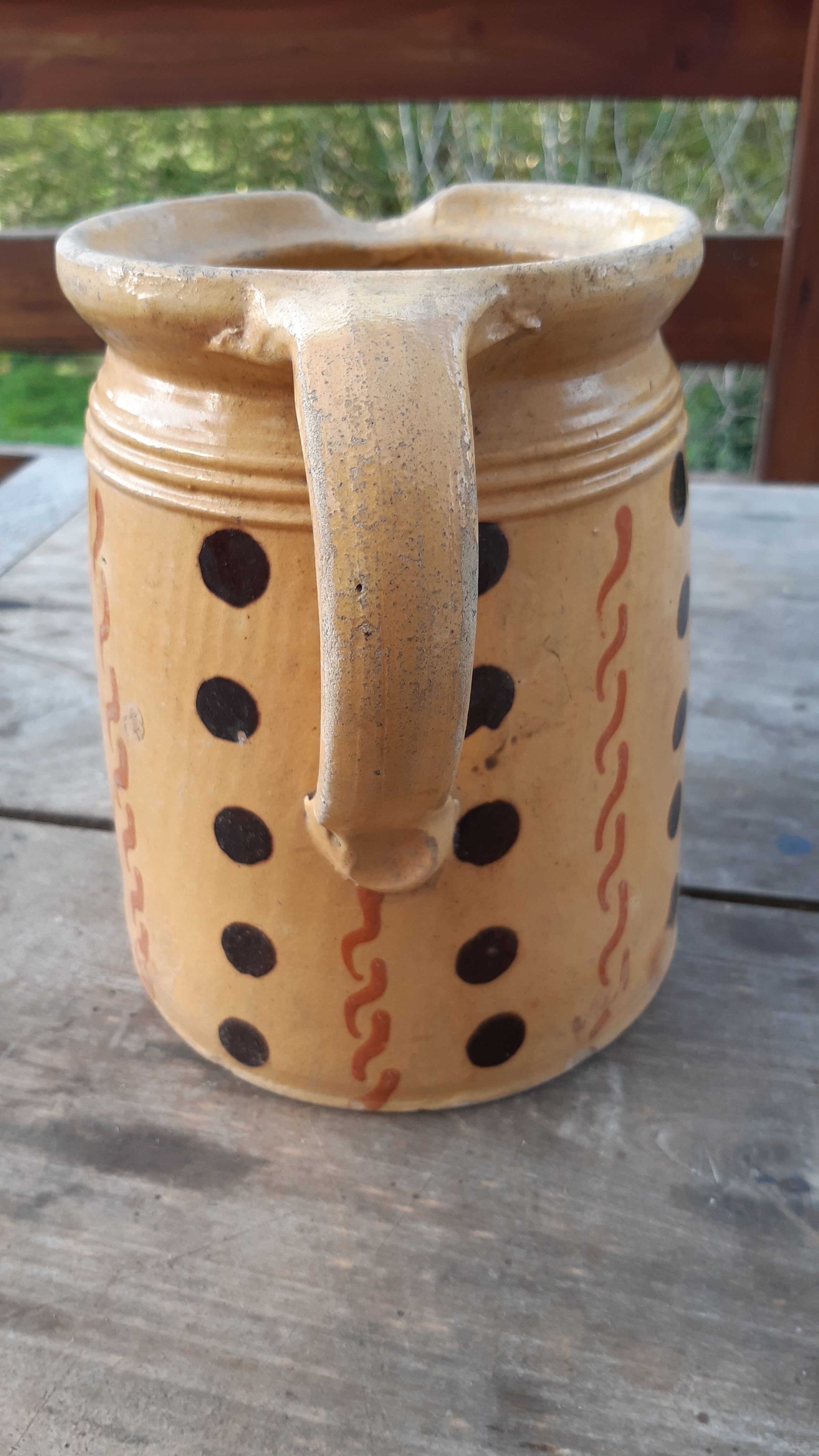 Terracotta jug early 20th century